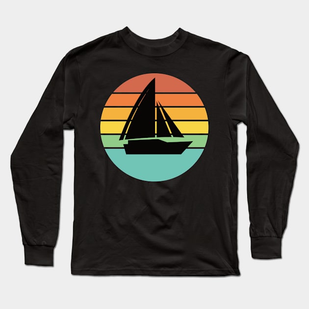 Sailboat Boat Owner Sea Boat Long Sleeve T-Shirt by POS